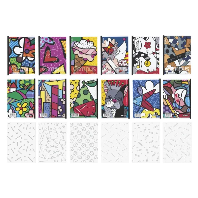 【KOKUYO】ROMERO BRITTO聯名Campus軟線圈筆記本(B罫70頁)