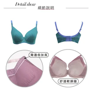 【Swear 思薇爾】時尚律動系列B-F罩軟鋼圈運動女內衣(牛仔藍)