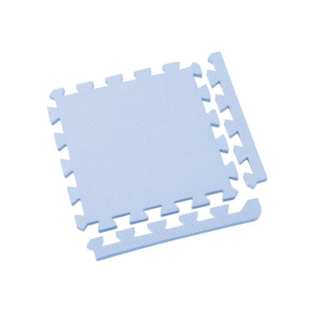 【特力屋】 EVA巧拼防護地墊 淺藍 32x32x2cm 8入