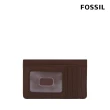 【FOSSIL 官方旗艦館】Logan 真皮卡片零錢包-義式咖啡色 SL7925206