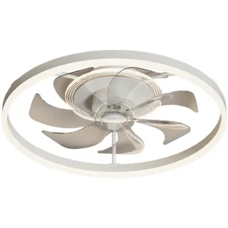 【XINGMU 興沐】工業風DC變頻正反轉壁掛吊扇燈(大風力高亮度/三色變光/多檔調節)