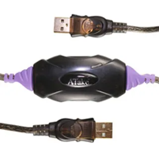 【ATake】USB2.0 電腦對傳線 1.8m  簡易包裝(免驅動程式)