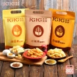 【KiKi食品雜貨】椒麻/咖喱/鹹蛋黃 魚薯條(80g/袋)