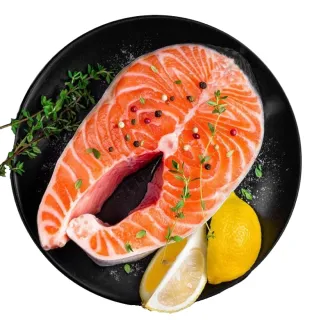 【一手鮮貨】智利鮭魚切片(6片組/單片330g±10%)