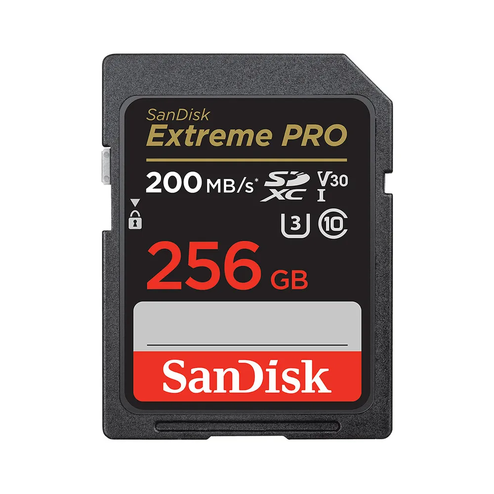 【SanDisk 晟碟】256GB 200MB/s Extreme Pro SDXC SD UHS-I V30 U3 記憶卡(平輸)