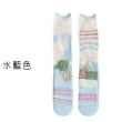 【OT SHOP】女款圖案刺繡透膚玻璃中筒襪 M1209(撞色 捲邊襪口 甜美可愛 日韓系穿搭)