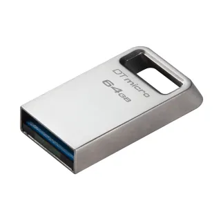 【Kingston 金士頓】DataTraveler Micro 高質感金屬 64GB 小巧 USB 隨身碟(DTMC3G2/64GB)