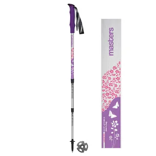 【MASTERS】義大利MASTERS Summit Light B&F Purple輕量紫登山杖(蝴蝶系列 1入)