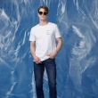 【JOHN HENRY】美國棉行星LOGO短袖T恤-白色