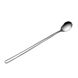 【瑞典廚房】不鏽鋼 冰勺 攪拌匙 咖啡勺 冰沙匙 甜點勺 冰品 甜品 湯匙(長19cm 2入組)