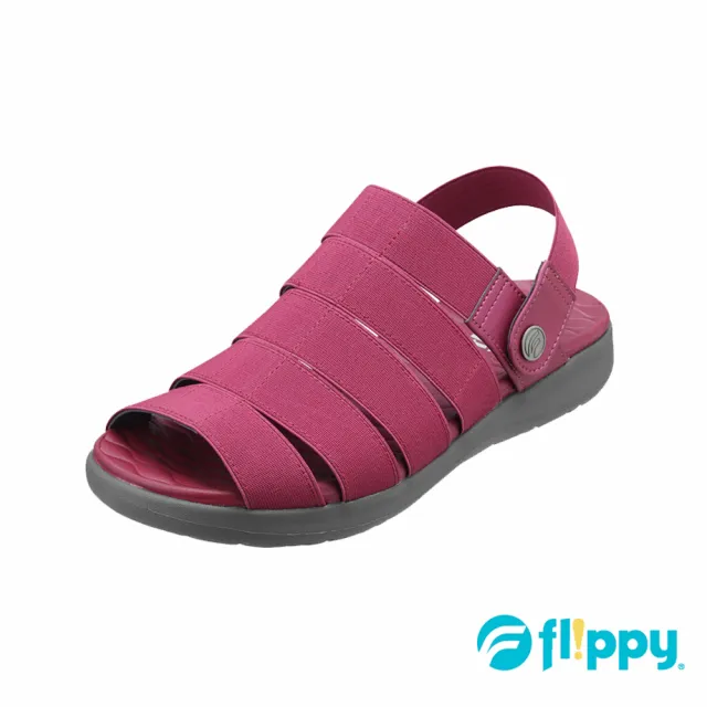 【PANSY】flippy夏季透氣防滑兩用式涼鞋 粉色(3142)
