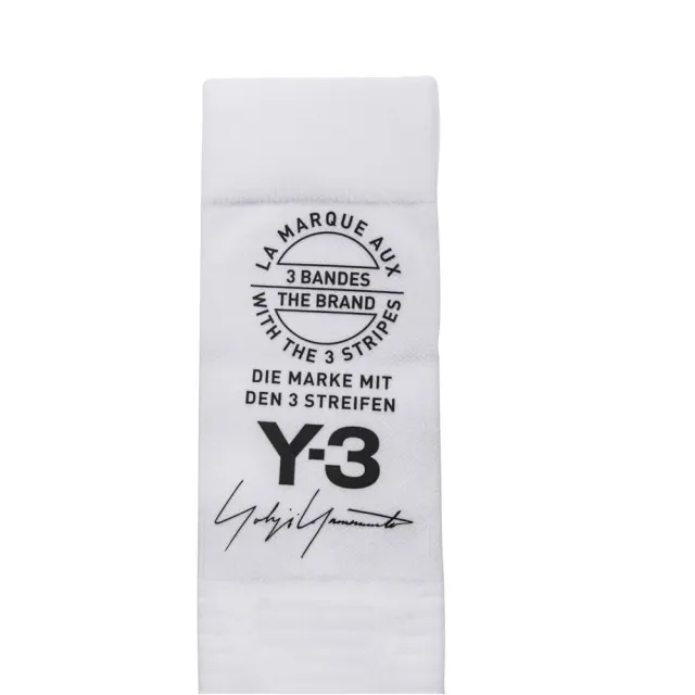 【Y-3 山本耀司】Y-3 TUBE SOCKS 15週年限定 LOGO 小腿襪 中筒襪 黑白兩色(山本耀司 小腿襪)