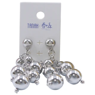 【TANAH】復古時尚 耳墜款 珍珠 耳針 耳夾 耳環(DE037)