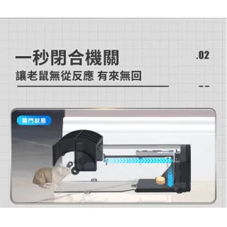 【ROYAL LIFE】鼠洞式自動關門捕鼠器(捕鼠器/驅鼠/陷阱/鼠籠/一觸即捕)