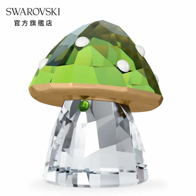 【SWAROVSKI 官方直營】Holiday Cheers綠色磨菇 交換禮物