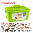 【西班牙Miniland】大尺寸動物星球30件組(角色扮演/擬真紋路/實心耐摔/西班牙原裝進口)