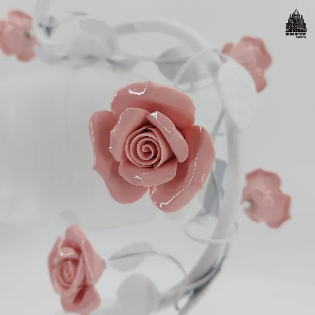 【必登堡】初見玫瑰花桌燈 C00021(檯燈/床頭燈/復古/田園/鄉村風/少女/裝飾/古典)