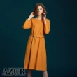 【AZUR】復古歐風綁帶中長洋裝-2色
