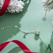 【ANGEL】橡樹松果聖誕清新設計水鑽手鍊(2色可選)