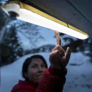 【好玩旅物】2入-大款85cm_戶外超輕量充氣式磁吸LED露營燈(登山野營防水照明燈 帳篷吊掛燈 USB充電)