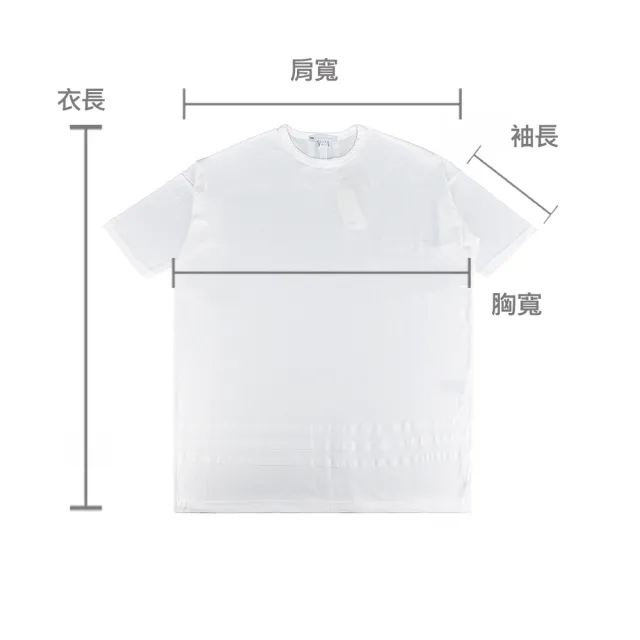 【Y-3 山本耀司】Y-3黑字LOGO三條紋造型純棉短袖圓領T恤(平輸品/男/白)