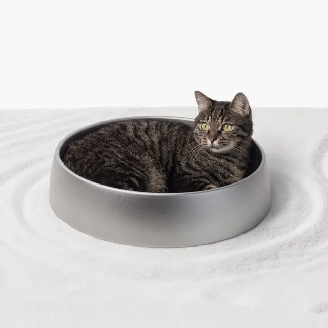 【pidan】貓鍋寵物窩 - 枯山水款 夏日寵物窩 讓貓沉睡在安寧中(日本式園林、畫形式 修一個沉靜)
