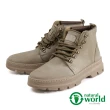 【Natural World】西班牙保暖內刷毛休閒短靴 灰色(7184-GRY)