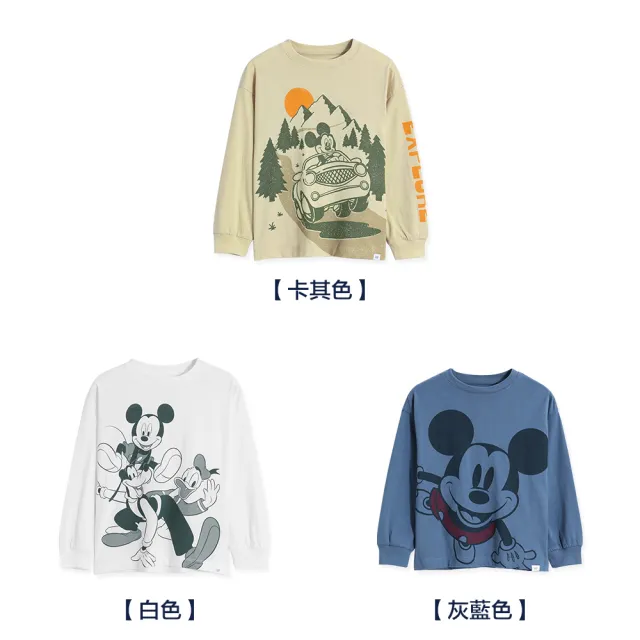 【GAP】男幼童裝 Gap x Disney迪士尼聯名 長袖T恤-多色可選(431423)