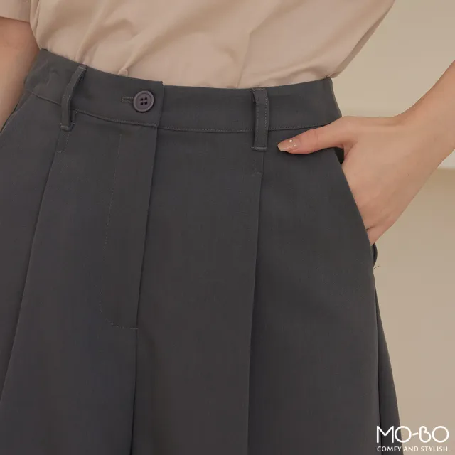 【MO-BO】打摺質感西裝短褲(褲子)