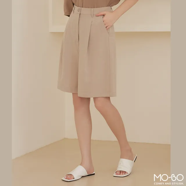 【MO-BO】打摺質感西裝短褲(褲子)