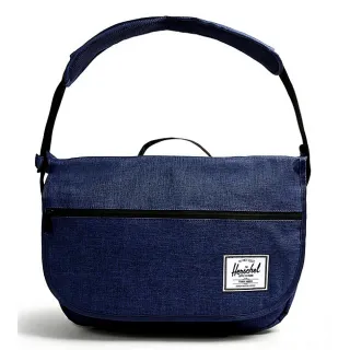【Herschel】Pop Quiz Mill 深藍 藍色 帆布 防潑水 手提 側背 側背包 電腦包 手提包 郵差包 防水包