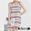 【Lockers 木櫃】夏季時尚編織吊帶連衣裙 L111080105(連衣裙)