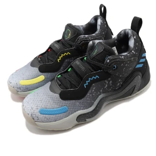 【adidas 愛迪達】籃球鞋 D O N  Issue 3 GCA 男鞋 黑 灰 漸層 運動鞋 緩衝 XBOX 聯名款(GW3647)