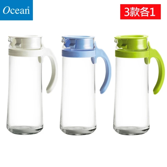 Ocean 水壺 3款各1 1265cc 玻璃壺 Patio系列(水壺 玻璃壺)