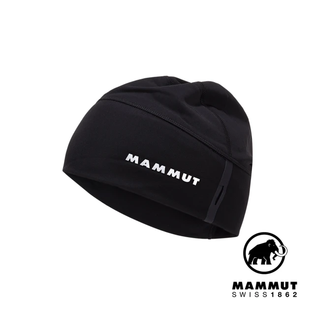 Mammut 長毛象 Aenergy Beanie 輕量彈性快乾豆豆帽 黑色 #1191-00470