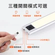 【JPB】LED超薄USB充電磁吸感應燈-銀色(40cm長 9mm薄)