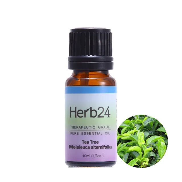 【草本24】Herb24 防護精油三件組－呼吸順暢複方、茶樹、澳洲尤加利精油(振奮精神 提神醒腦必備)
