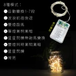 【JOYA LED】USB/電池兩用 LED銅線燈串 銅線燈 螢火蟲燈 聖誕燈裝飾(5米 暖白光)