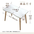 【VENCEDOR】快速組裝 北歐風時尚工作桌(餐桌 辦公桌 80公分中方桌-1入)