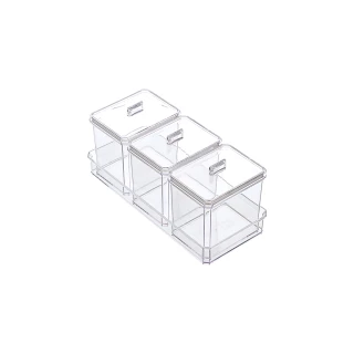 【KEYWAY 聯府】維克保潔收納盒-2組(棉花棒 牙線 小物 MIT台灣製)