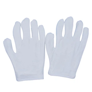 【PS Mall】工作白手套 純棉手套 禮儀手套  2雙(J3194)