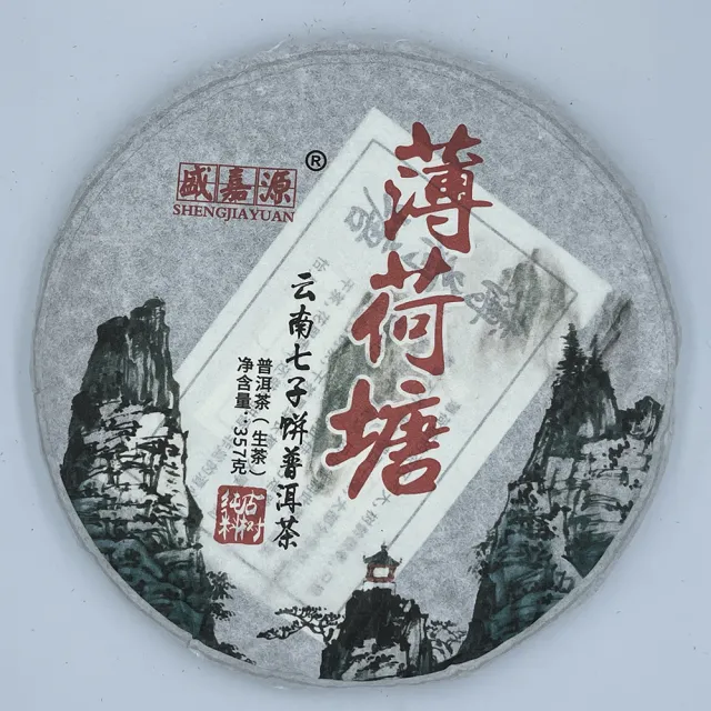 【盛嘉源】2020 薄荷塘(普洱茶 生茶 357g)