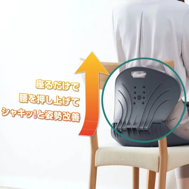 【台隆手創館】日本KING JIM折疊式姿勢改善坐墊-附收納袋(美姿坐墊 護脊坐墊)