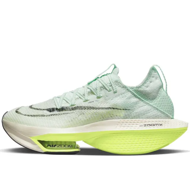 NIKE 耐吉】慢跑鞋運動鞋WMNS AIR ZOOM ALPHAFLY NEXT% 2 女鞋綠