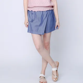 【PINK NEW GIRL】休閒涼感短褲裙 I4503DD(2色)