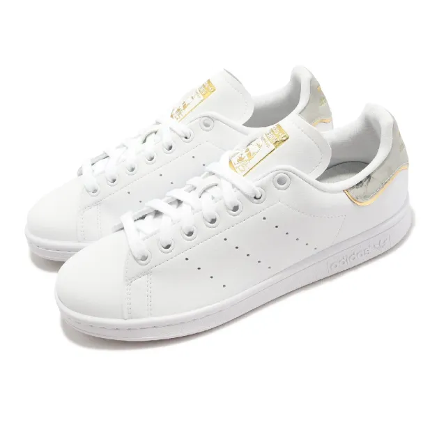 adidas 愛迪達】休閒鞋Stan Smith W 女鞋白金金標經典大理石紋史密斯愛