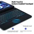 【Bill case】iPad Pro 12.9吋 平板相容 多功藍牙鍵盤保護殼-酷黑(BSMI NCC雙認證 1年保固)