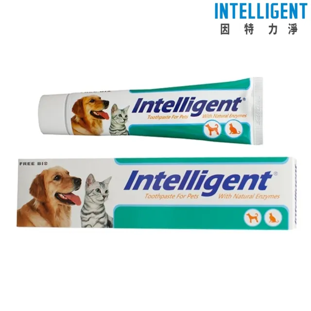 【因特力淨】寵物酵素牙膏 80g*2入組(寵物潔牙、牙膏)