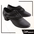 【D.Passion x 美佳莉舞鞋】65001 黑羊皮 1.5吋(拉丁練習鞋)