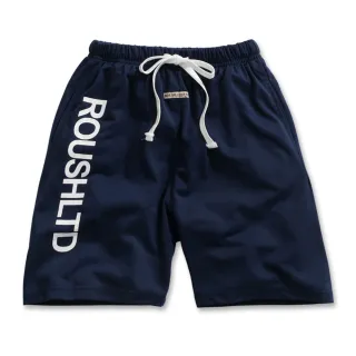 【Roush】台灣製/MIT/現貨 立體膠印寬版工裝短棉褲(2220259)